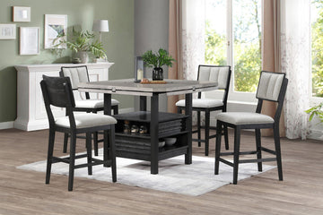 Cline - 5 Piece Dining Room Set - Gray