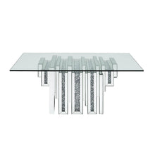 Noralie - 47" X 28" Coffee Table - Mirrored & Faux Diamonds