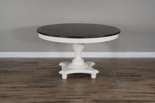 Carriage House - 30" Table - Cottage White / Europen Dark