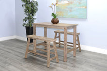Marina - Bench With Wood Seat