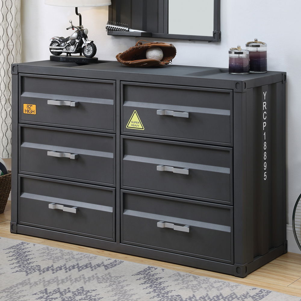 gunmetal grey dresser Manchester- Contemporary Dark Grey Dresser