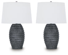 Caronick - Poly Table Lamp (Set of 2) - Antique Silver Finish