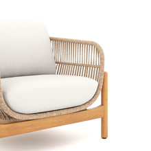 Solstice - Rope Club Chair - Linen Beige