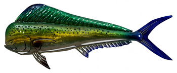 Capner Indoor/Outdoor Wall Decor Green / Yellow / Blue