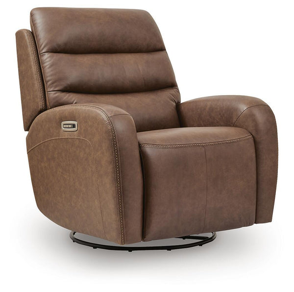 Motion-Max Swivel Glider Power Recliner Saddle
