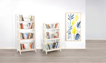 60" Folding Bookcase - White