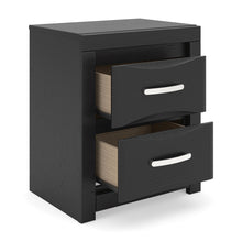 Stabotta - Two Drawer Night Stand - Black