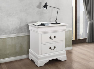 Louis Philippe - Two-drawer Nightstand