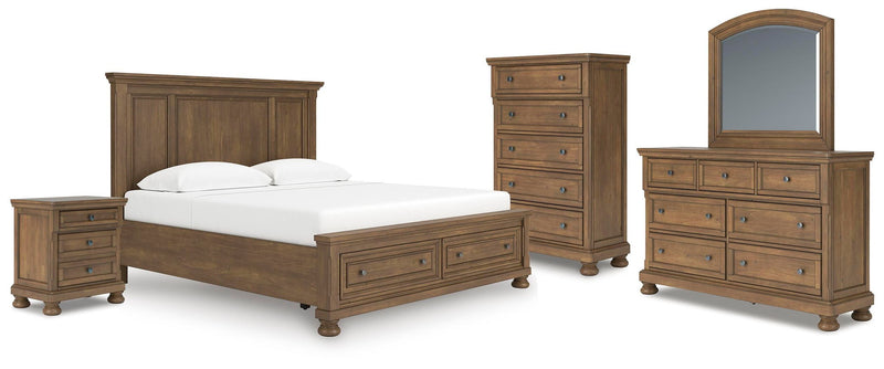 Feddinger - Panel Storage Bedroom Set complete set