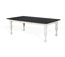 Carriage House - Rectangular Dining Table With Extensions - Cottage White / Europen Dark