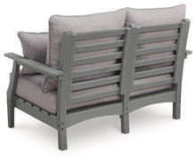 Cove Beach - Loveseat With Cushion - Gray