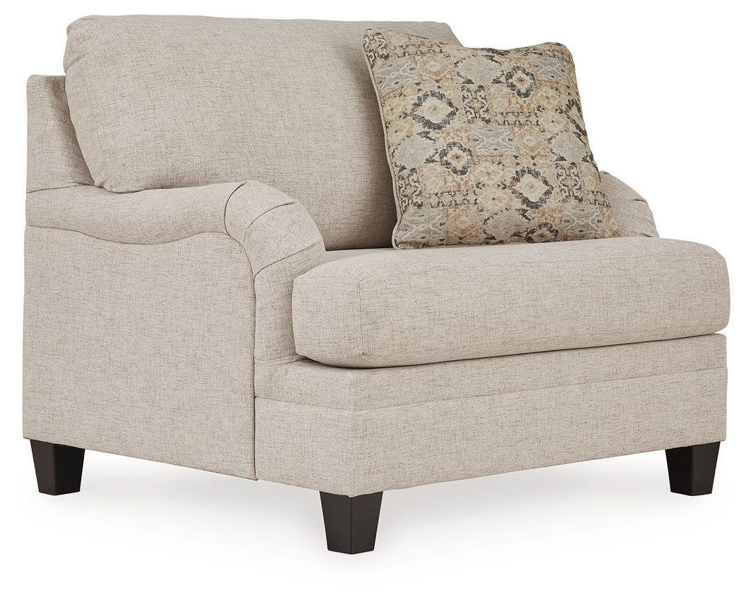 Bralynn - Linen - Chair And A Half