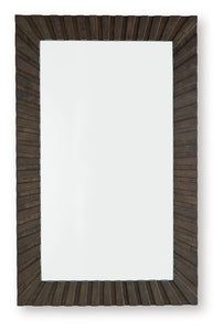 Advin - Dark Brown - Accent Mirror