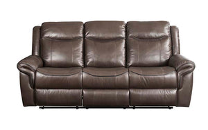 Lydia - Sofa - Brown Leather Aire