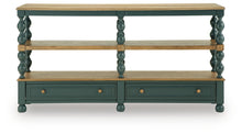 Finnworth - Console Sofa Table - Blue / Brown