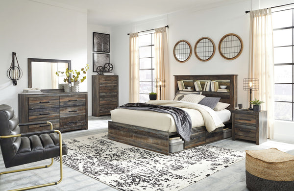 Drystan Bookcase Bed Set