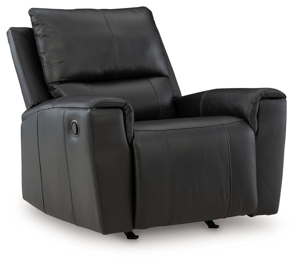 Glossmore Rocker Recliner Black