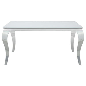 Carone - Rectangular Glass Top Dining Table