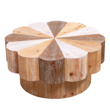 Flower Shaped Coffee Center Table For Living Room - Multicolor