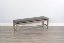 Homestead Hills - Cushioned Bench - Tobacco Leaf / Alpine Gray