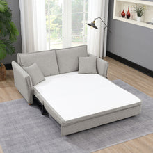 Oran - Sofa With Sleeper - Gray Chenille