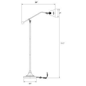 Eduardo - Bell Down Bridge Lamp