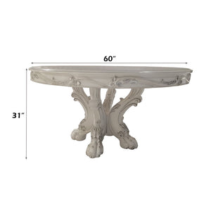 Dresden - Round Dining Table - Bone White