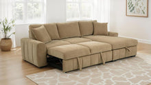 Pastrana Upholstered Sleeper Sectional Sofa RAF Chaise – Camel