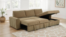 Pastrana Upholstered Sleeper Sectional Sofa RAF Chaise – Camel