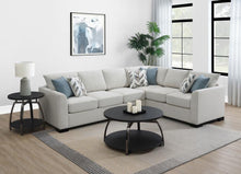 Ashford Chenille Upholstered Sleeper Sectional Sofa – Greige