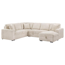 Devonshire Sleeper Sectional Sofa Storage Chaise – Camel