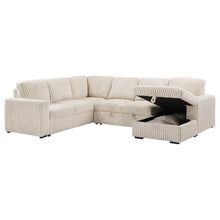 Devonshire Sleeper Sectional Sofa Storage Chaise – Camel