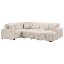 Devonshire Sleeper Sectional Sofa Storage Chaise – Camel