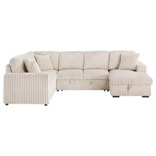 Devonshire Sleeper Sectional Sofa Storage Chaise – Camel