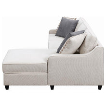 Mcloughlin Upholstered Sloped Arm Sectional Sofa – Platinum