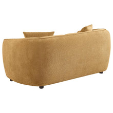 Aleisha 3 Piece Fabric Upholstered Sofa Set – Mustard Yellow