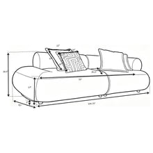 Byrne 105-inch Chenille Modular Bumper Sectional Sofa – Rust