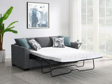 Storey Upholstered Sleeper Sectional Chaise Sofa – Grey
