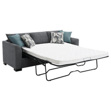 Storey Upholstered Sleeper Sectional Chaise Sofa – Grey