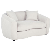Isabella 3 Piece Fabric Upholstered Sofa Set – Sand Fabric