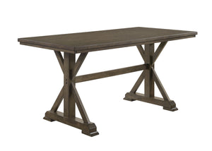 Lloyd - Rectangular Counter Height Table - Brown