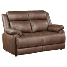 Ellington 3 Piece Upholstered Padded Arm Sofa Set – Dark Brown