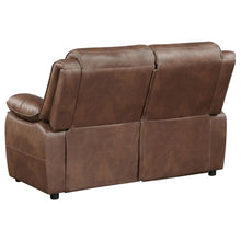 Ellington 3 Piece Upholstered Padded Arm Sofa Set – Dark Brown