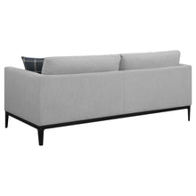 Apperson 3 Piece Upholstered Track Arm Sofa Set – Light Grey