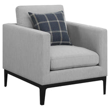 Apperson 3 Piece Upholstered Track Arm Sofa Set – Light Grey