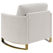 Corliss 3 Piece Upholstered Arched Arm Sofa Set – Beige
