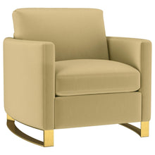 Corliss 3 Piece Velvet Upholstered Sofa Set – Camel