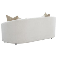 Rainn 3 Piece Boucle Upholstered Sloped Arm Sofa Set – Latte Boucle