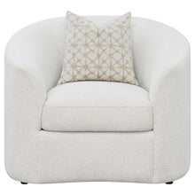 Rainn 3 Piece Boucle Upholstered Sloped Arm Sofa Set – Latte Boucle