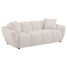 Destino 3 Piece Chenille Splayed Arm Sofa Set – Greige